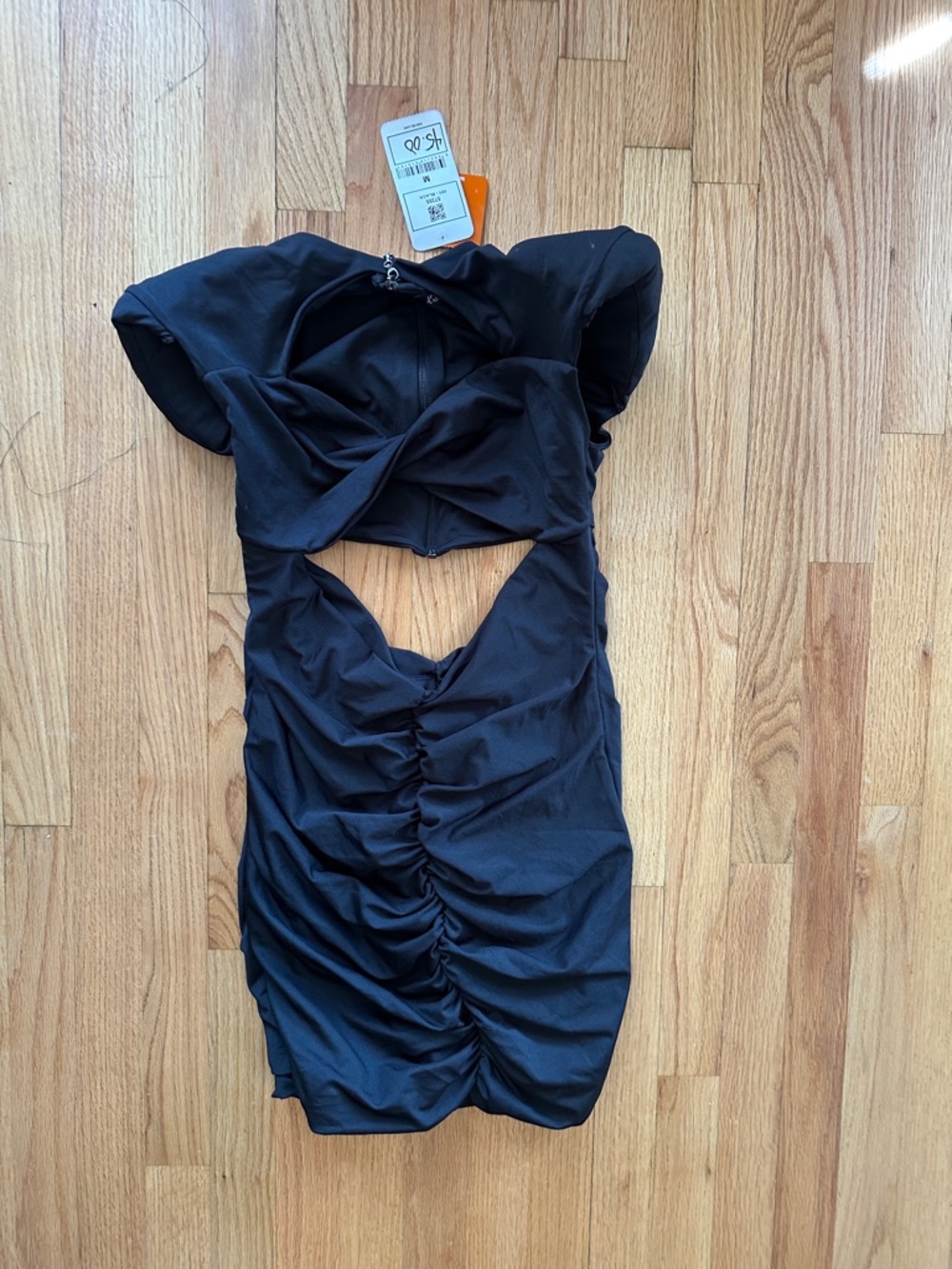 Kari Traa Black Mini Dress with Cutout